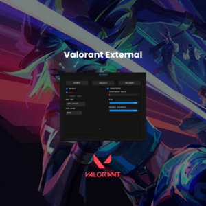 Valorant External Cheat Tool with Aimbot and ESP Menu - Undetected Hack by lmarket.net